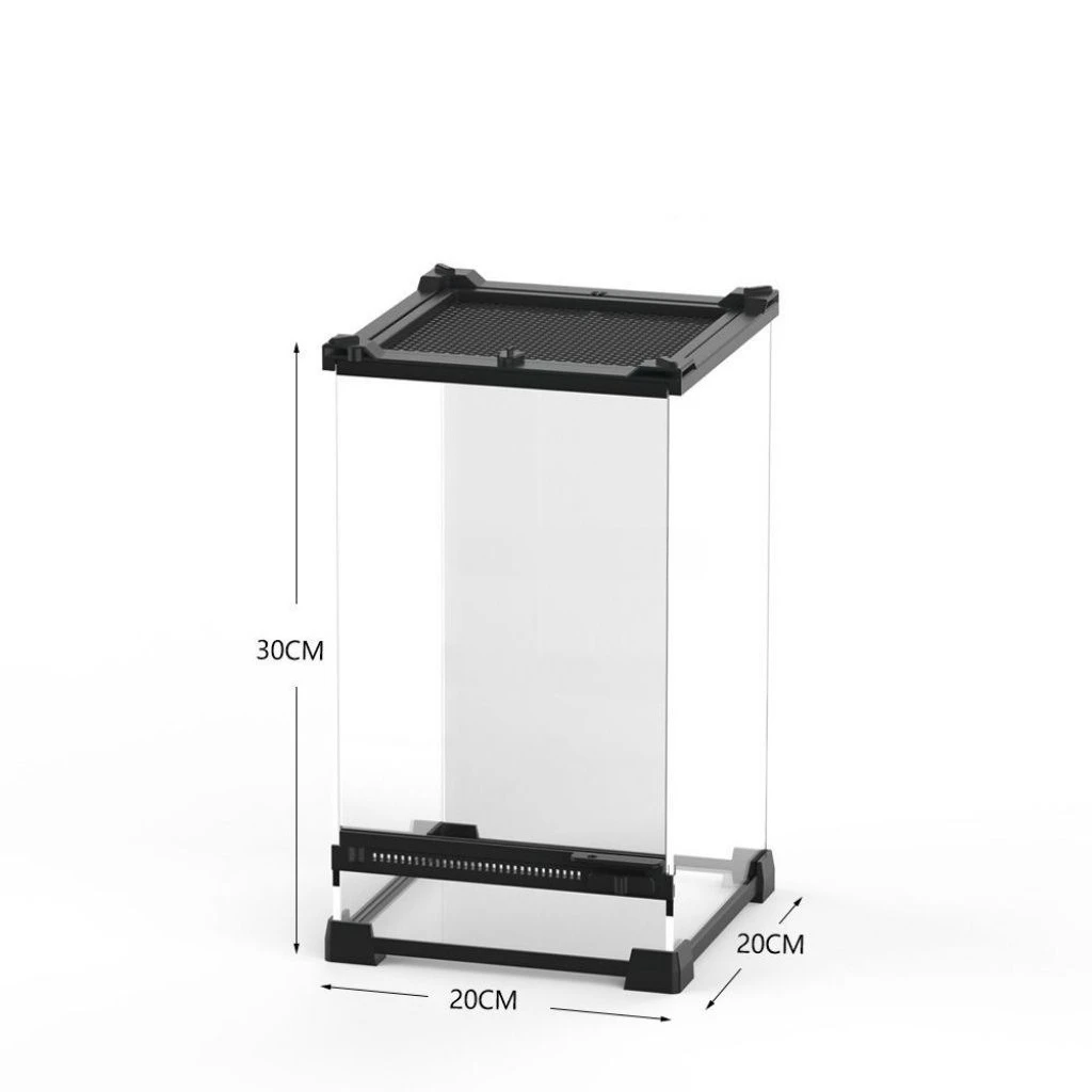Glass tank front door large rainforest ecological grass tank climbing raising  ecological amphibious turtle tank