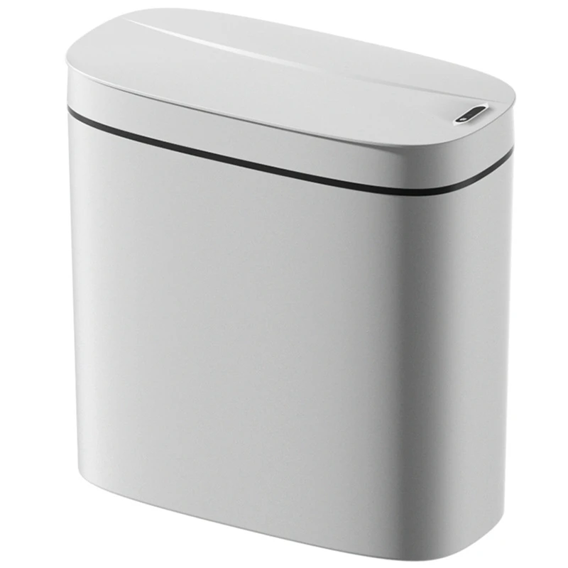 

Automatic Smart Trash Can 3.2 Gallon With Touchless Motion Sensor And Anti, In Bathroom,Restroom, Kitchen Easy Install