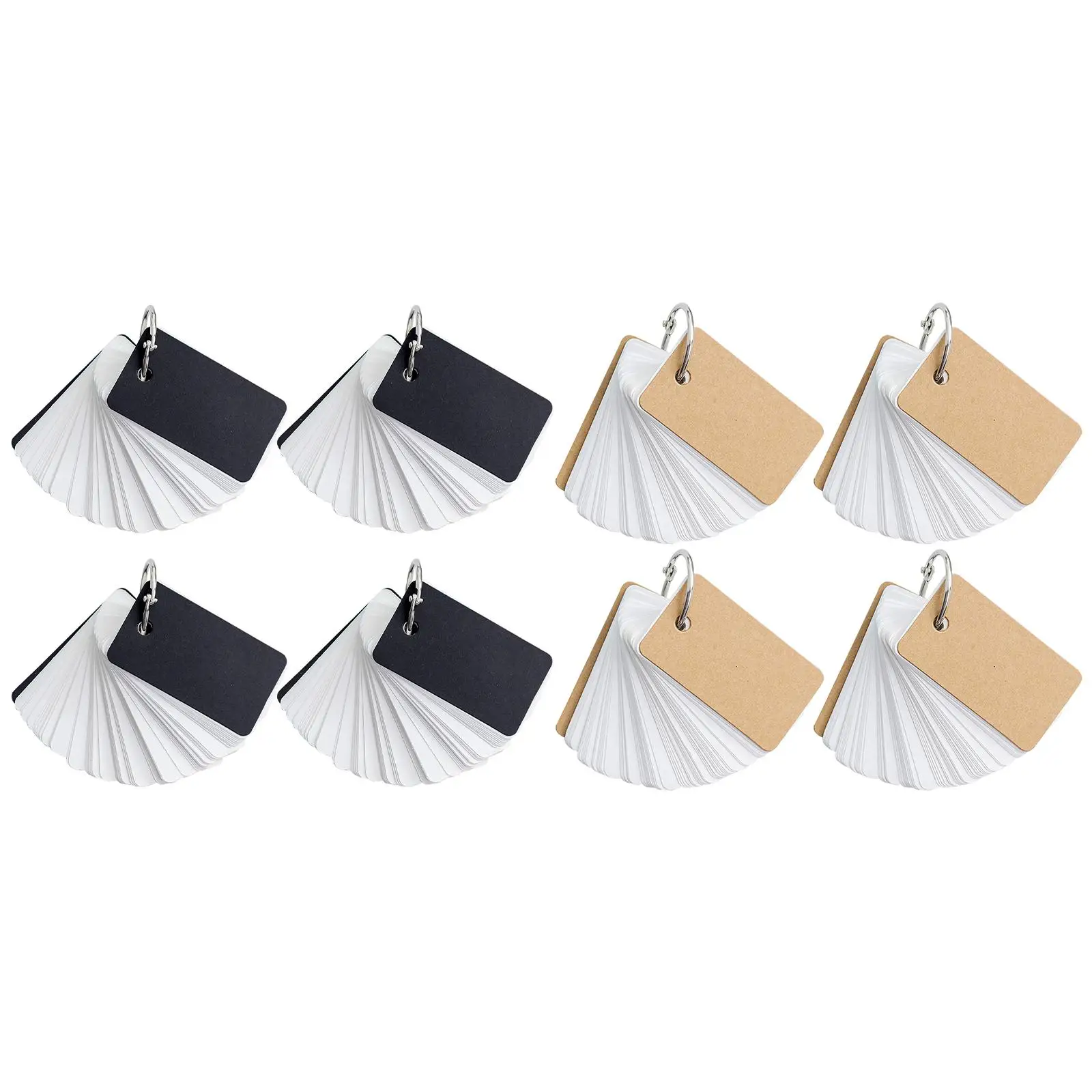 Mini Study Cards Note Cards Cards Home Bookmark DIY Notebook Kids Memo Scratch Pads with Binder Rings