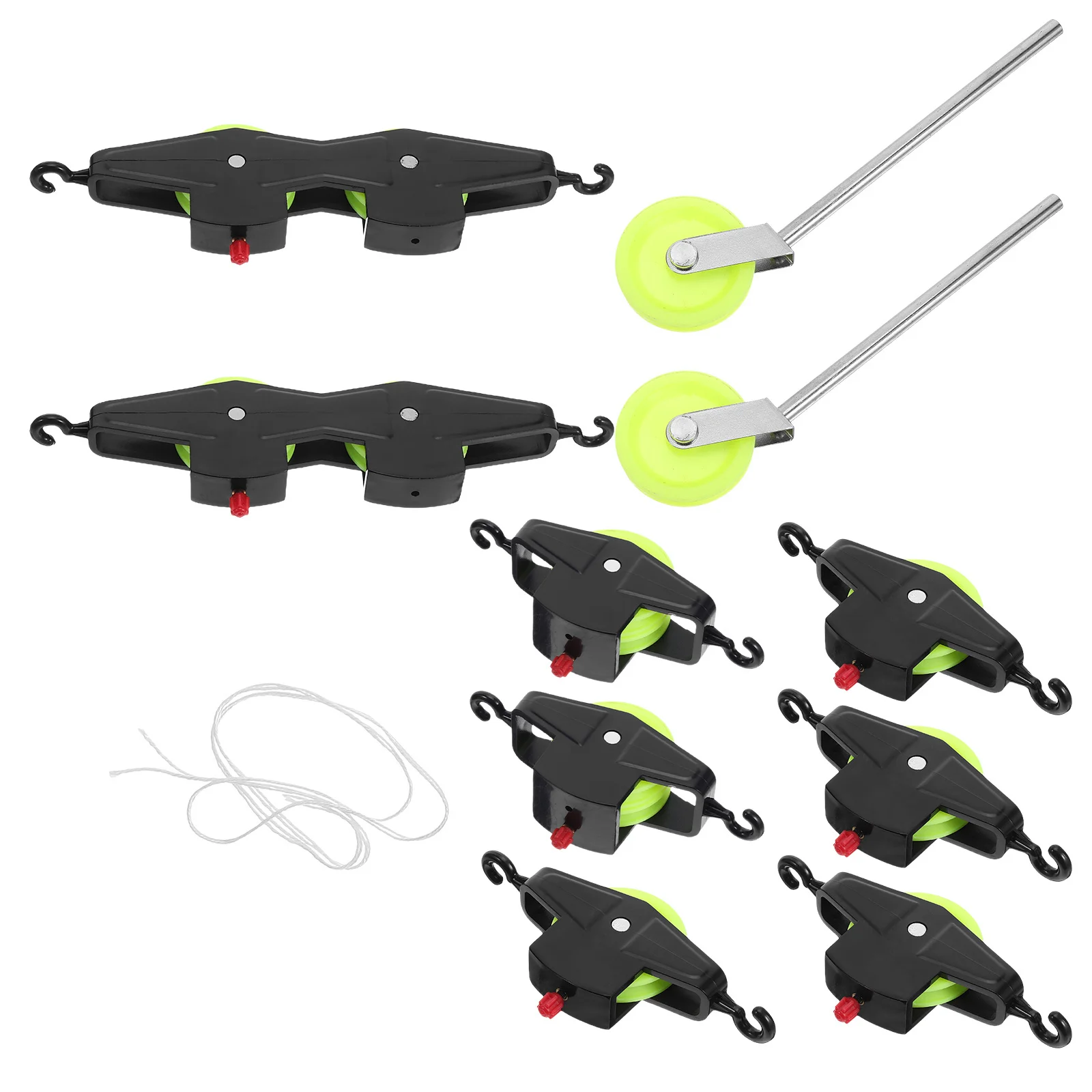 

1 set 1 Set Experimental Pulley System Adjustable Physics Lab Equipment Mechanical Advantage Demonstration For Stem Classroom -