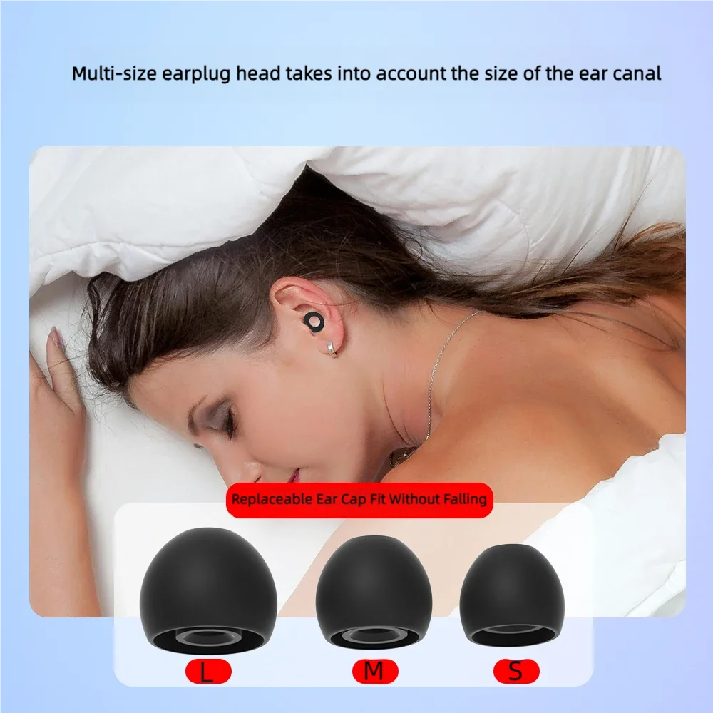 

Soft Silicone Earmuffs, Silent Sleep Earplugs, Noise-Reducing Travel Earplugs, Repeatable And Comfortable Soundproof Earmuffs