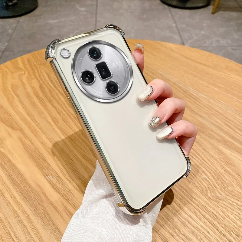 ل ممن لهم البحث X7 الترا حافظة ممن لهم FindX7 غطاء PHY120 PHZ110 جراب هاتف لينة الوفير للصدمات غطاء وقائي واضح بالكهرباء