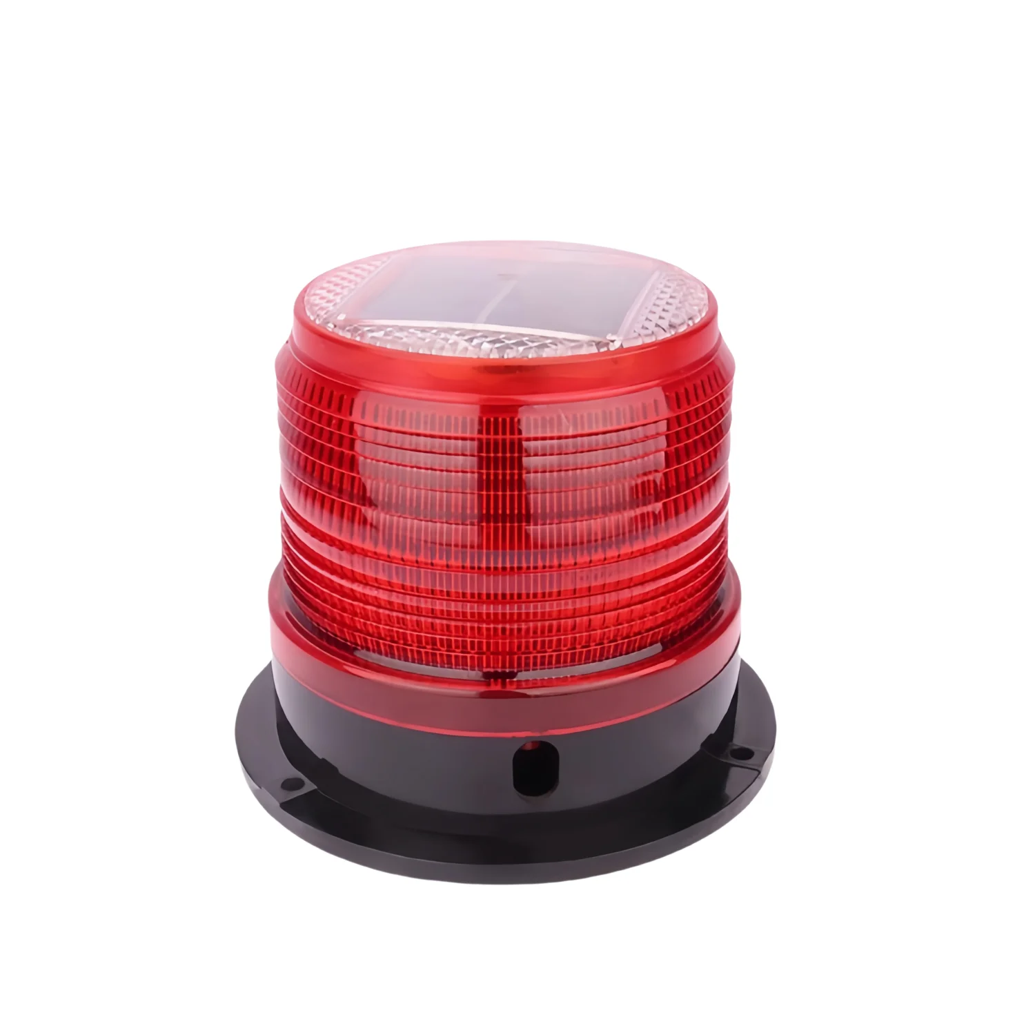 Solar Warning Light School Bus Signal Lamp Site Safety Red Lamp Magnetic Solar Powered Outdoor LED Warning Light