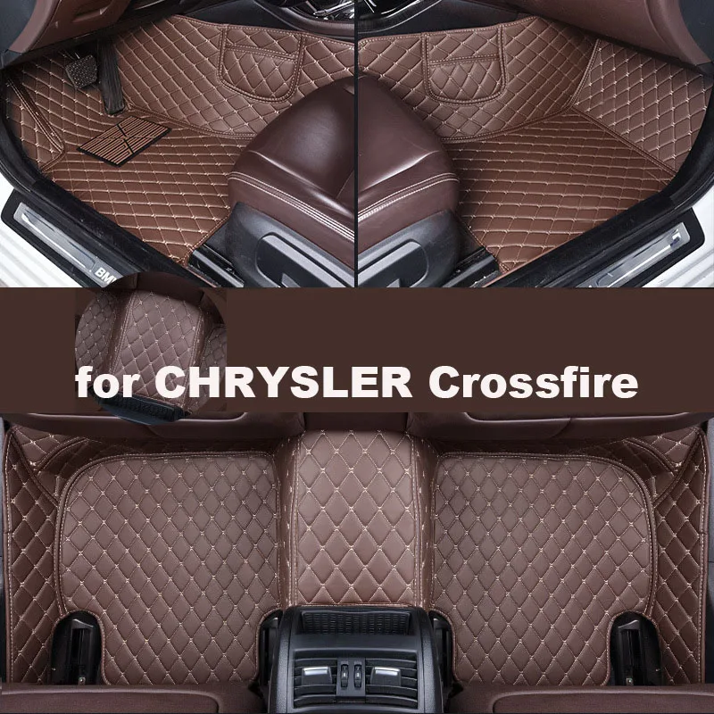 Autohome Car Floor Mats For CHRYSLER Crossfire 2004-2008 Year Upgraded Version Foot Coche Accessories Carpetscustomized