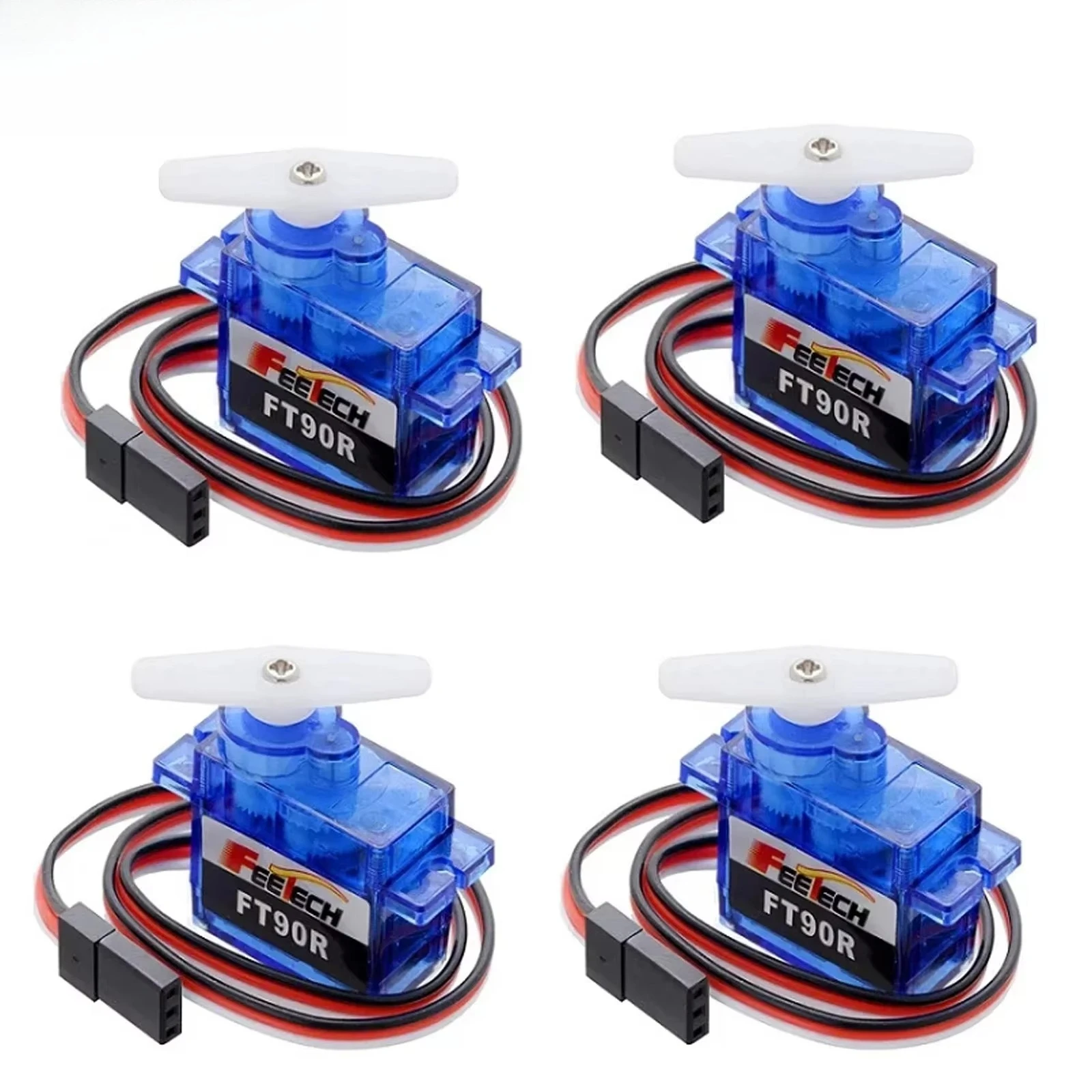 4pcs/lot Feetech FT90R Digital Servo 360 Degree Continuous Rotation Micro Servo Or Mini Wheel  for Arduino Smart Car Robot