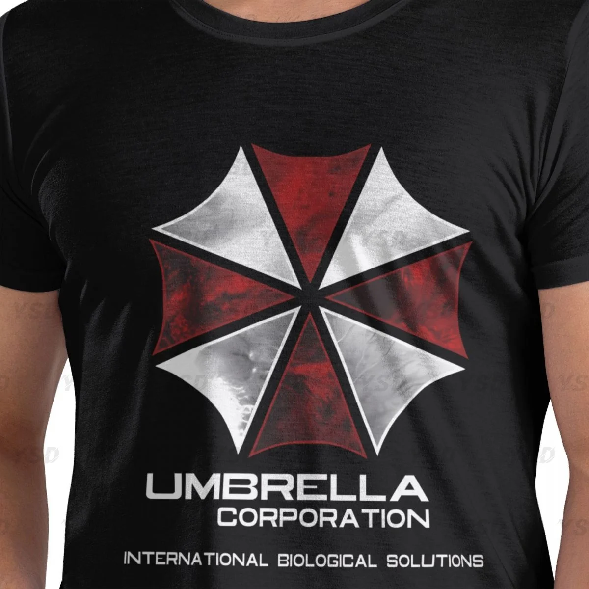 U-Umbrella Company Men\'s tight fitting sports T-shirt,Corporation Oversized T shirt