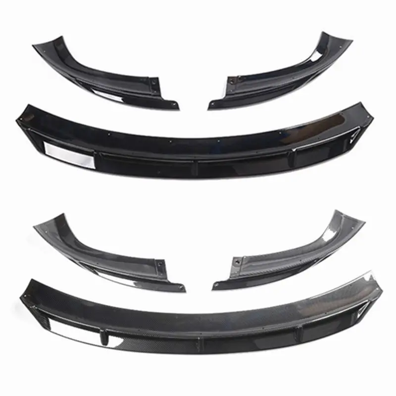 Front Bumper Lip Chin Diffuser Body Kit Spoiler Deflector Tuning Accessories for Tesla Model 3 Highland 2024 Front Bumper Lip