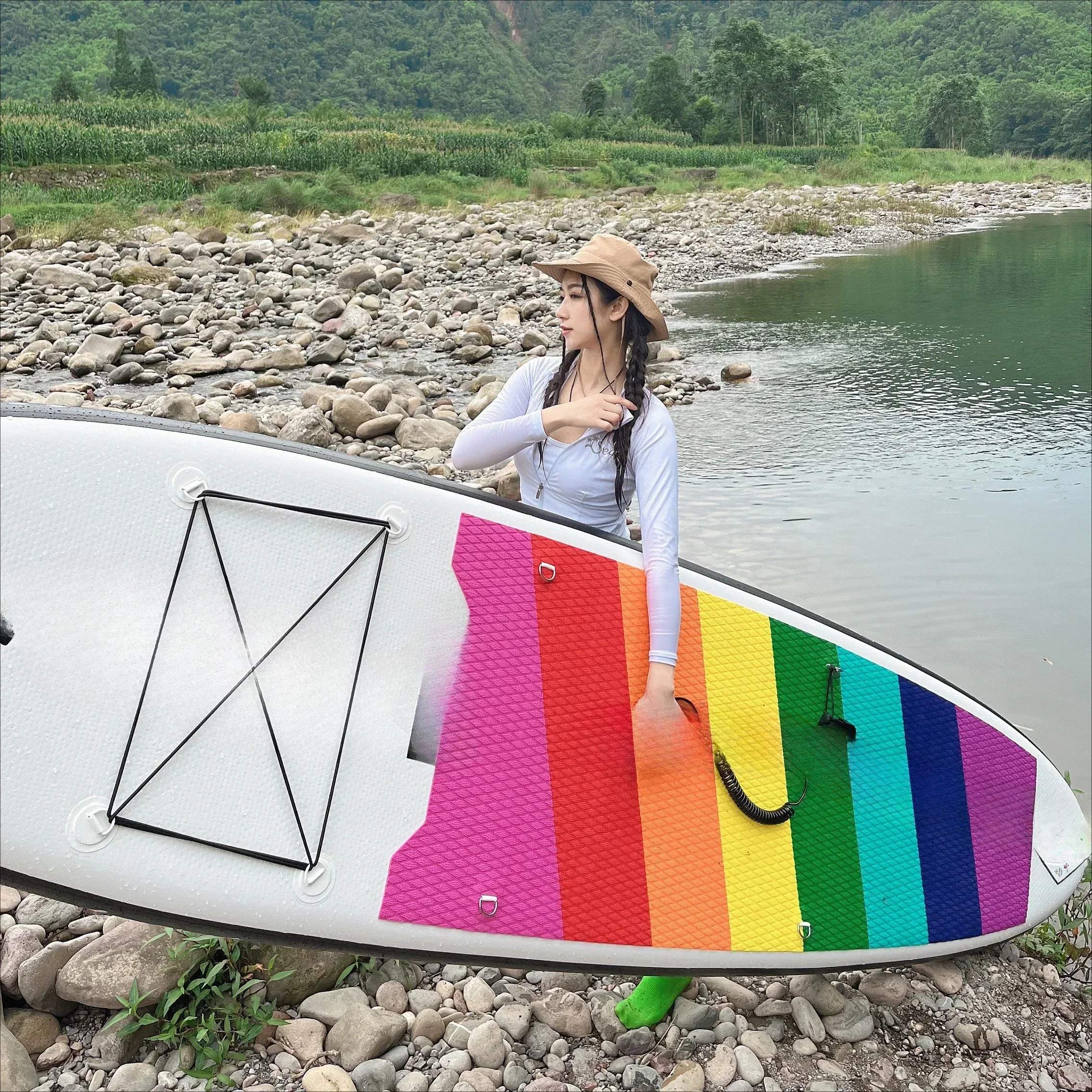 

Надувная доска для паддлбординга для взрослых, гоночная SUP-доска, лодка для гребли, хит продаж