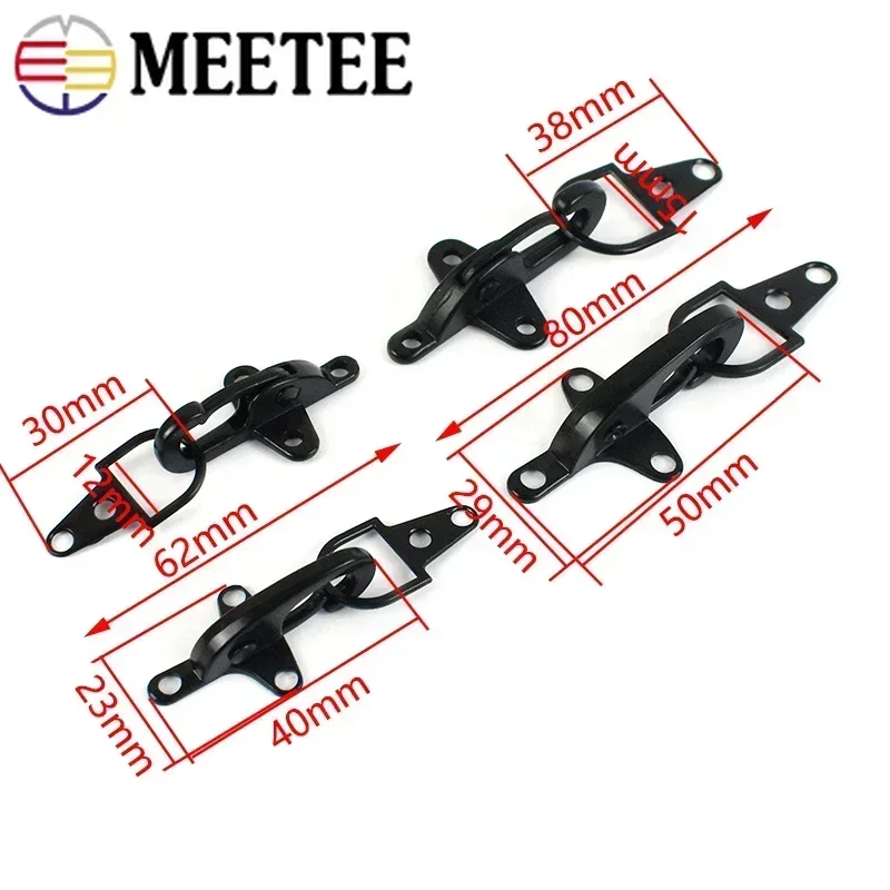 2/5/10Pcs Meetee Metal Buckles Handbag Strap Hook Screw Decorative Lobster Clasp Connector Button Jacket Belt Buckle Accessory