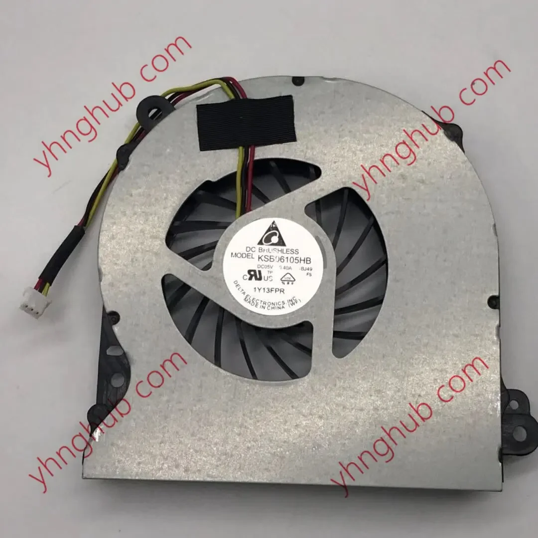 Delta Electronics KSB06105HA BJ49 DC 5V 0.40A 3-Wire Server Cooling Fan