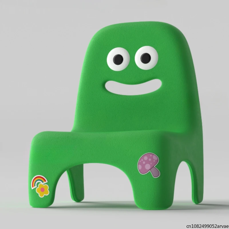 New Trendy Toy Stool, Baby Chair, Sturdy and Durable, PP Environmentally Friendly Material, Green Mini Stool, Home Furniture