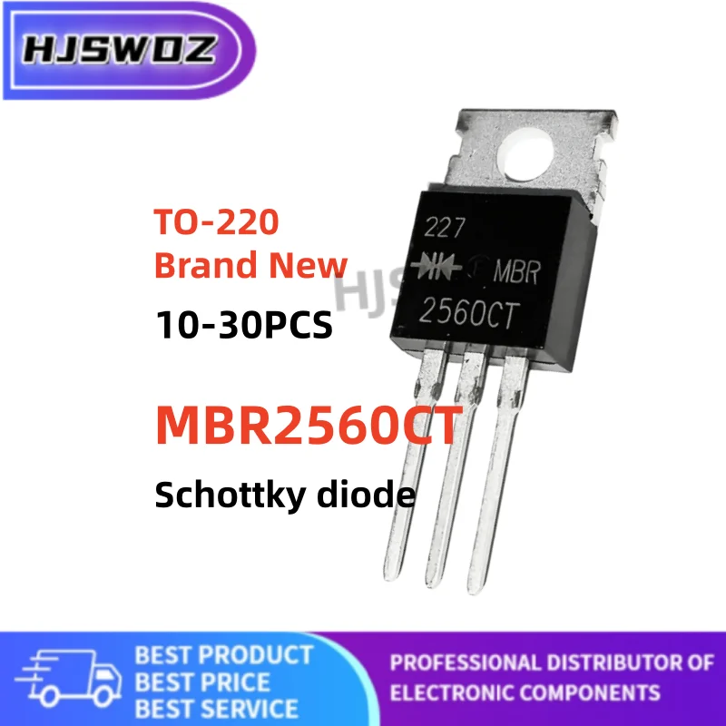 10-30PCS MBR2560CT MBR2560 TO-220 Schottky diode Rectifier Brand New