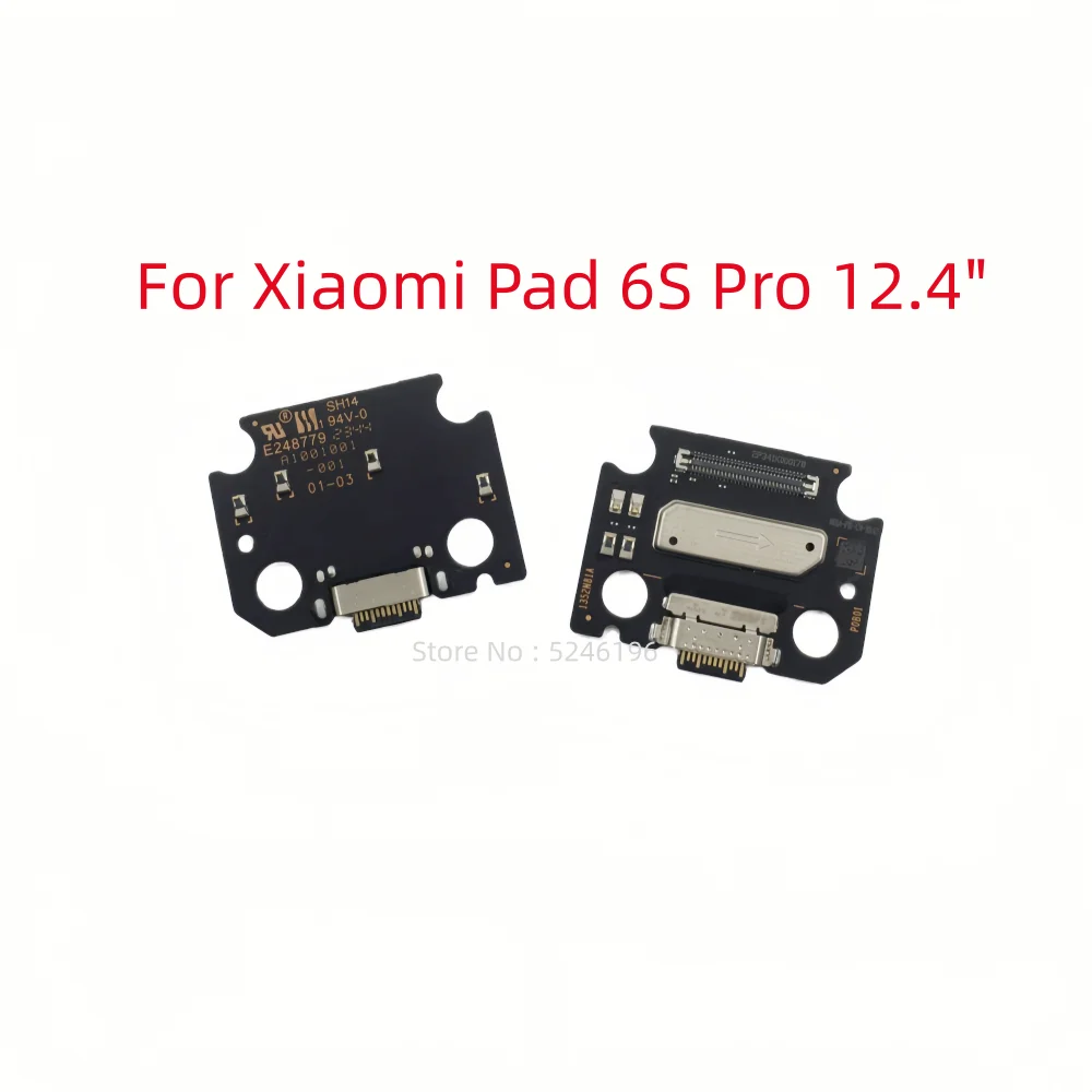 1pcs USB Charging Port Base Charger Board Connector For Xiaomi Pad 6S Pro 24018RPACC 12.4