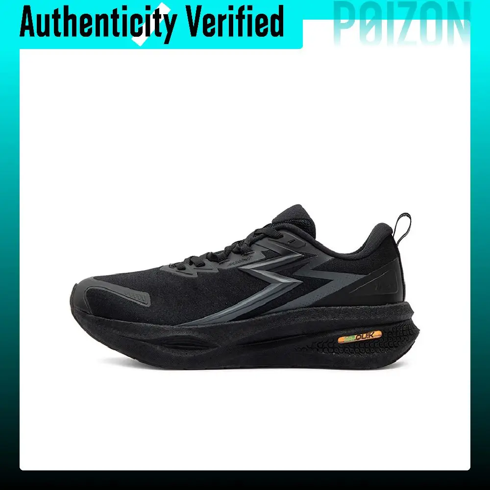 361 Swift Float Cushioning Slip Resistant Abrasion Resistant Low top Casual Running Shoes Men's Black 672512213F-5