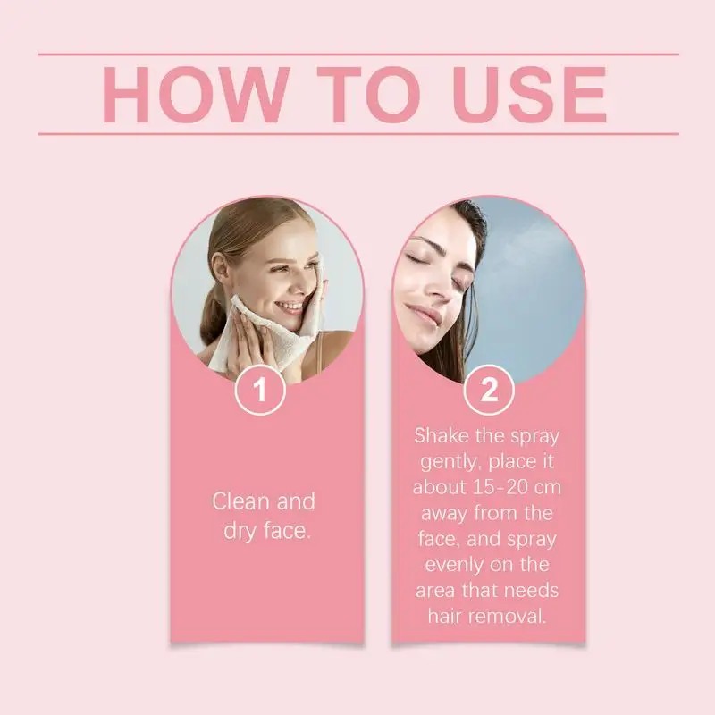 Face Shaving hair removal Hair Identification Spray For Face Shaving Painless Hair Remover Armpit Woman Inhibiting Hair Growth