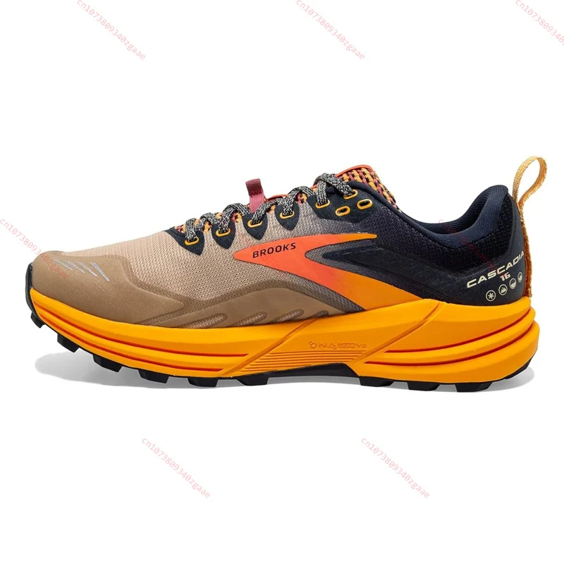 BROOKS Cascadia 16 Trail Running Shoes Men Women Outdoor Climbing Trekking Shoes Mountain Non-slip Marathon Training Sneakers