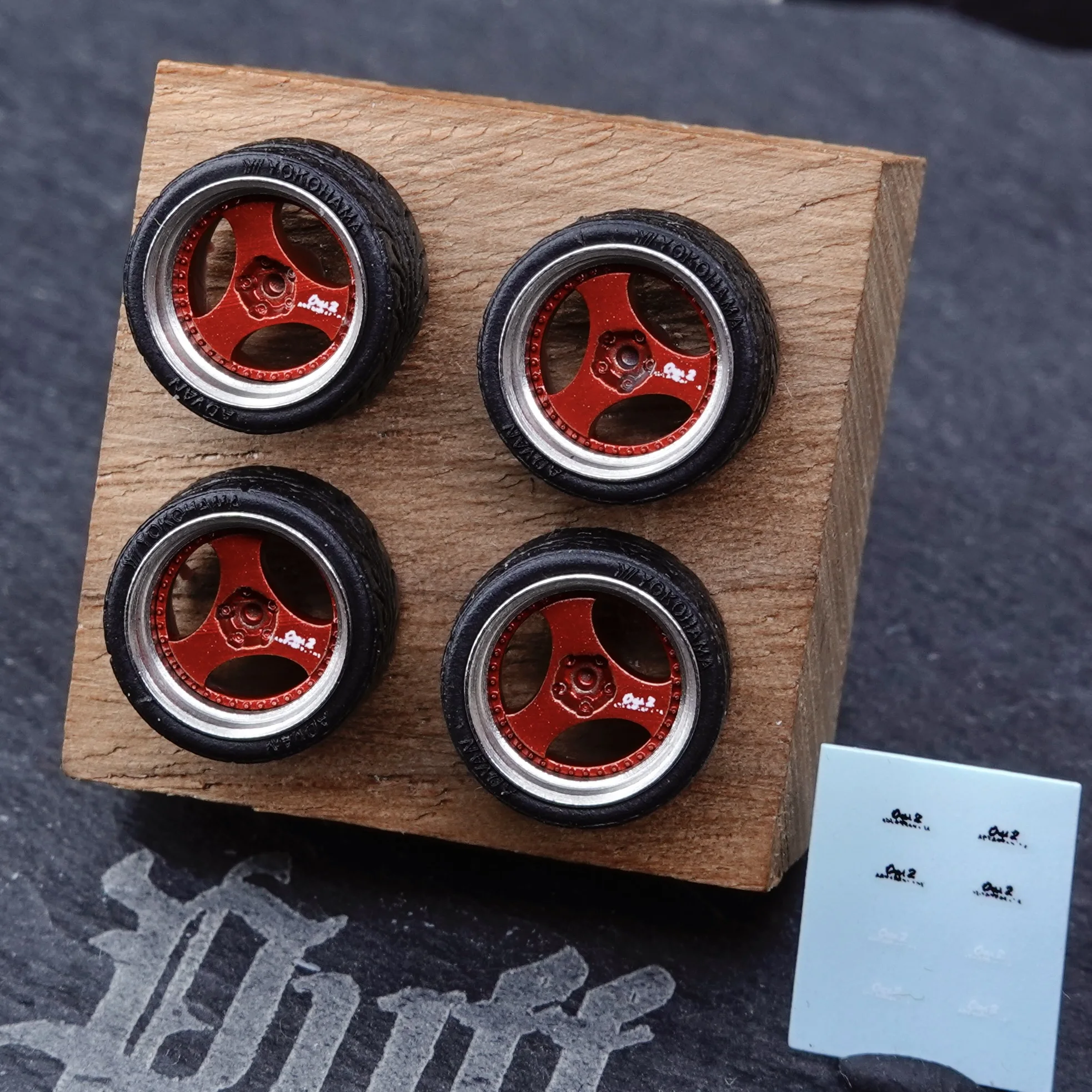 PuffStudio_1/64 Wheel Hub Diameter 7.5mm Plug-in Hub Modified Wheel Hub Car Model Modification Accessories