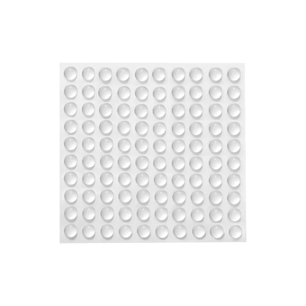 100pcs Soft Silicone Rubber Silicone Furniture Pads Self Adhesive Protective Pad Cabinet Bumpers Round Damper Cushion