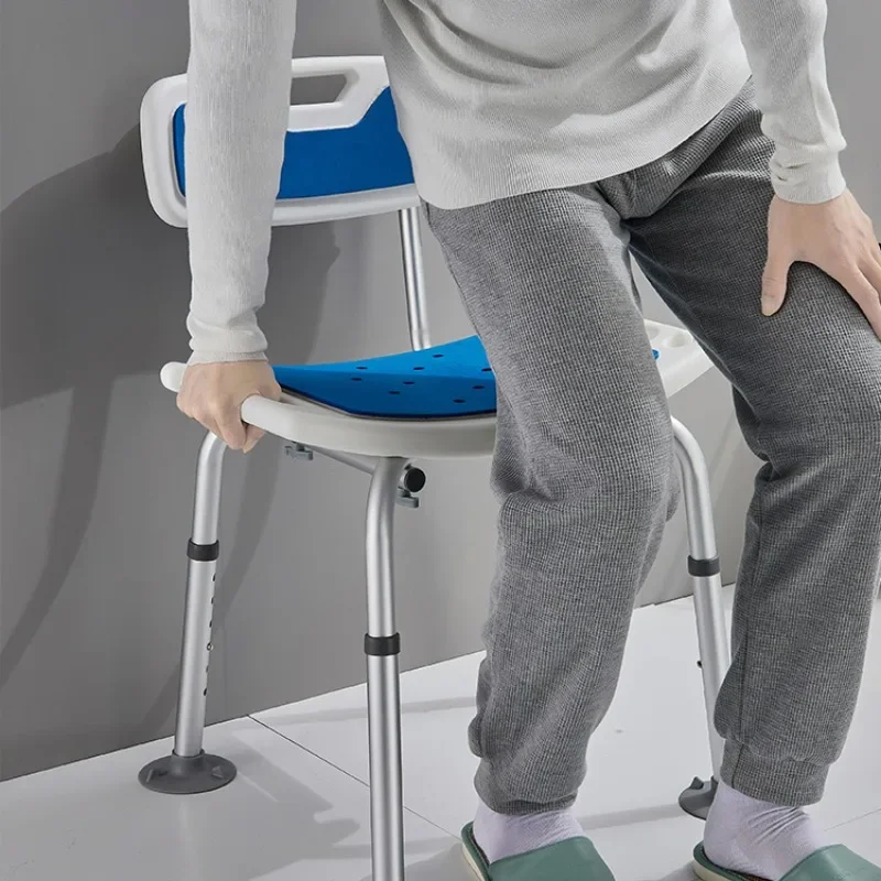 Sedia da doccia moderna Sedia pieghevole moderna per anziani pieghevole per adulti portatile per anziani Tabouret Salle De Bains Mobili da bagno