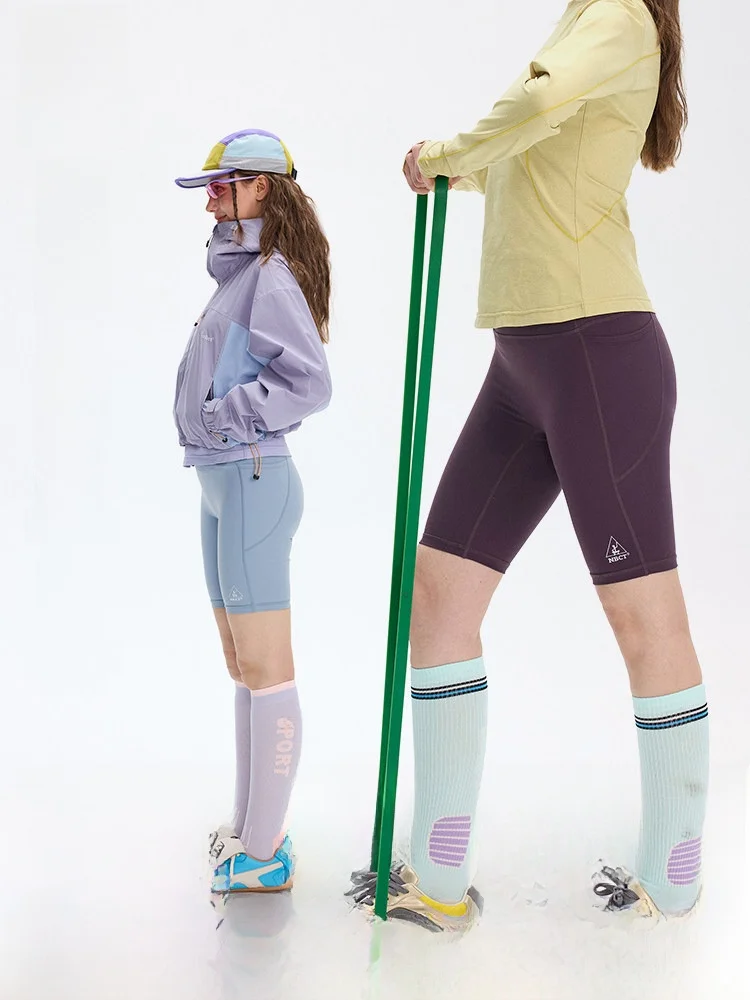 

Спортивные брюки NBCT с высокой талией для йоги, дышащие, влагоотводящие, приятные к телу, весна 2026, фитнес-брюки с карманами