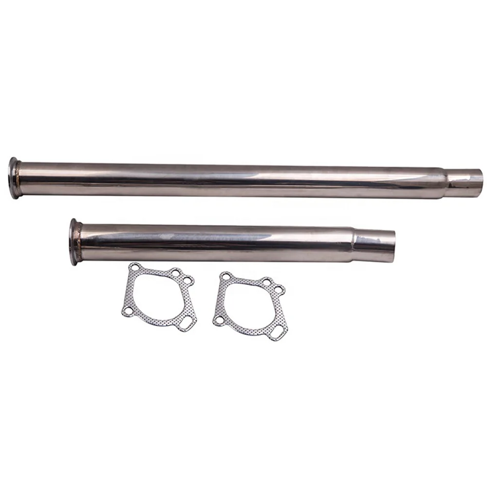 Automotive Exhaust Pipe Modification for Audi S4 B5 A6 Allroad C5 2000-2002 2.7L 2671CC V6 Double  Turbocharged Car Downpipe