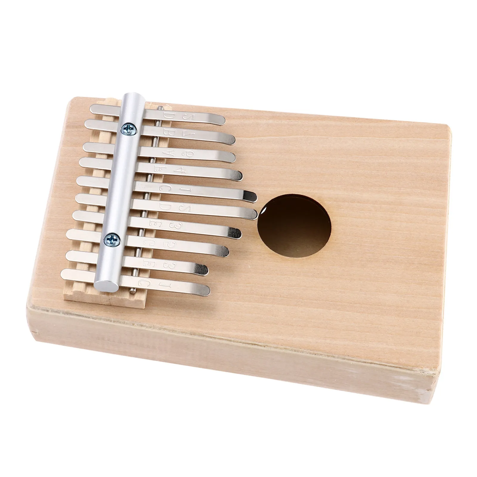 1Set Thumb Piano DIY 10 Sound Hand Painted Small Musical Instrument Creative Drawing Gift Beginner Finger Kalimba