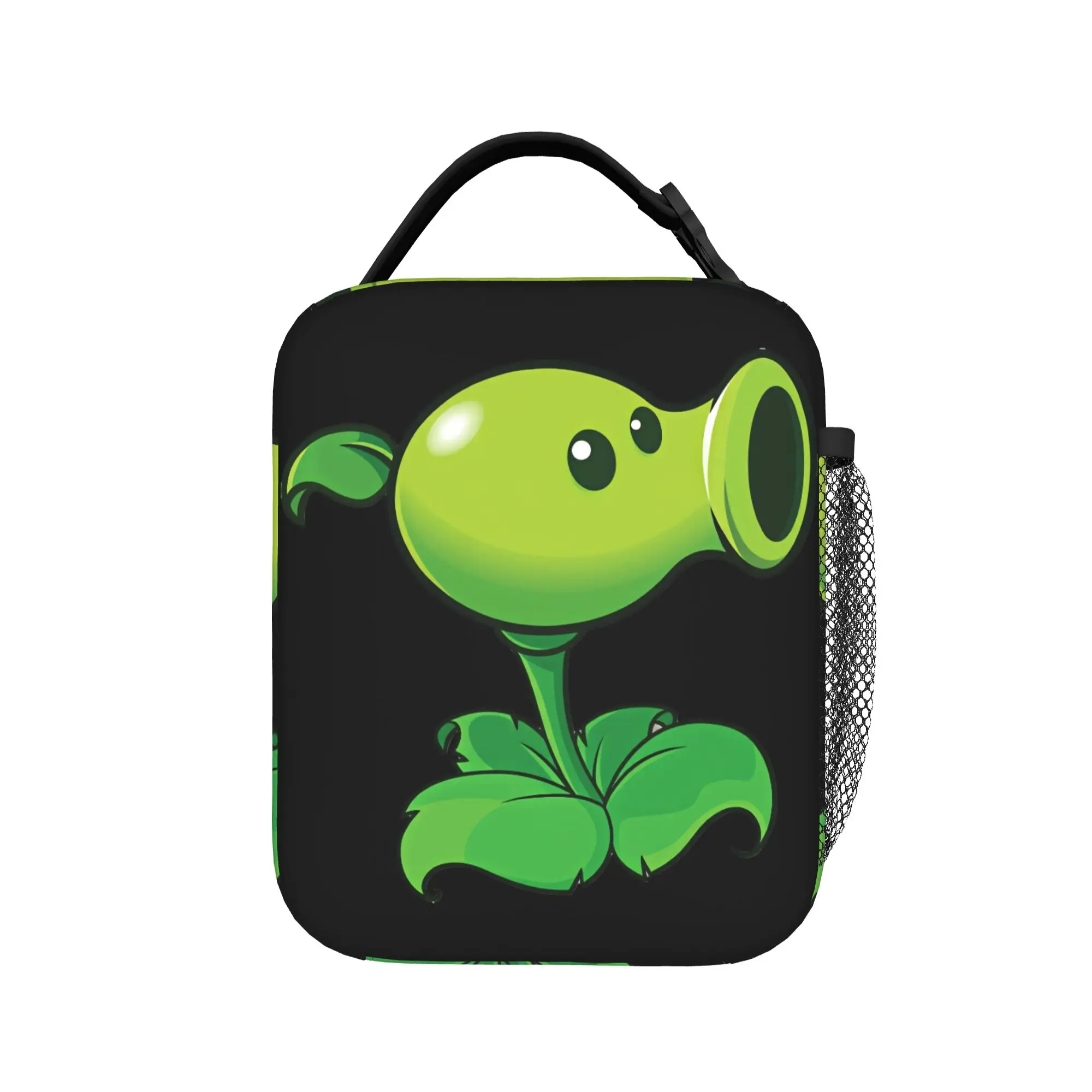 Peashooter Plants Vs Zombies Lunch Bag  Convenient Lunch Box Child Office Custom Cooler Bag Casual Oxford Thermal Lunch Bags
