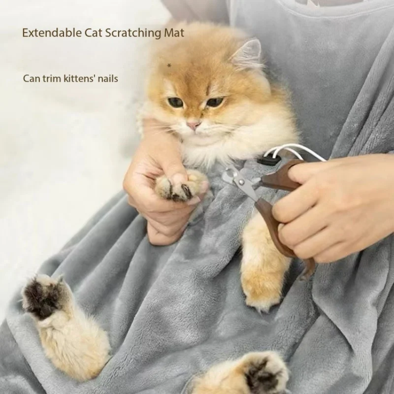 

Hands-Free Cat Grooming Apron Anti-Scratch No-Stick Hair Pet Sling Carrier