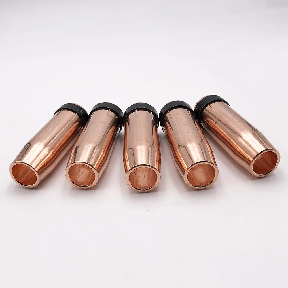 5pcs Mig Water Cooled Welding Torch Binzel Type MB 501D Consumables 145.0085 Nozzle Conical