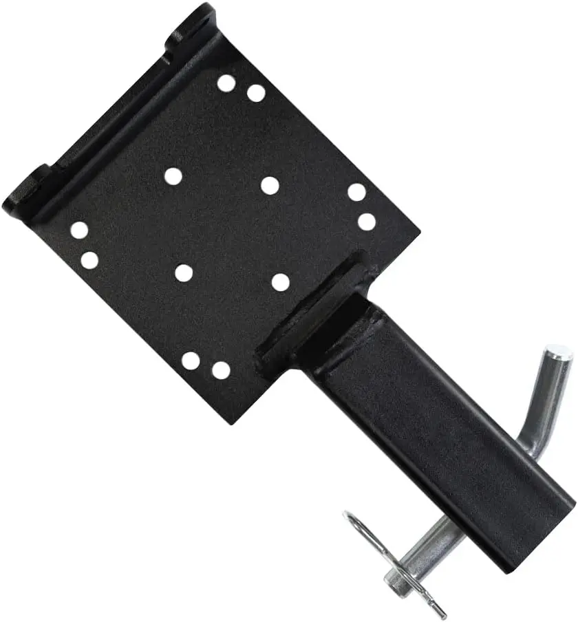 

Universal Trailer Winch Plate Hitch Mount Winch Cradle Mounting Plate with 2' Receiver Fit for ATV UTV