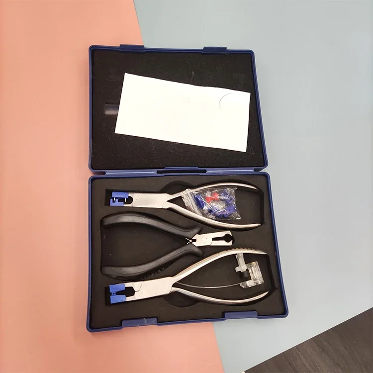 

WB-3321B Rimless Glasses Tool Plier Set Ophthalmic Equipments