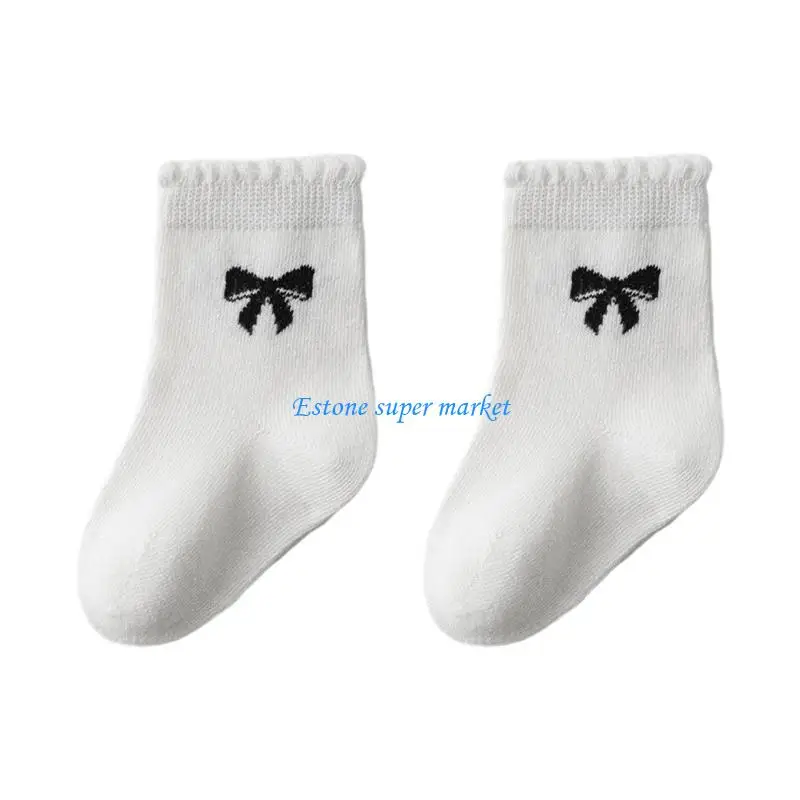 090B Seamless Infant Socks Breathable Middle Tube Hosiery Ankle Length Gentle On Skin