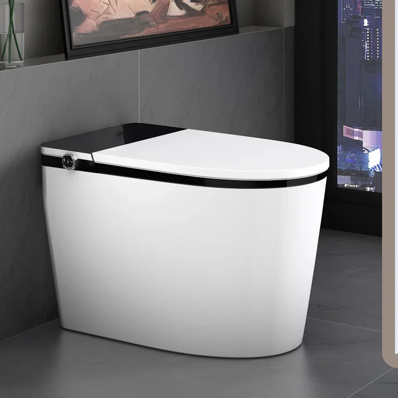 Smart toilet household integrated open lid flip light smart toilet