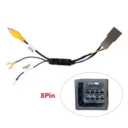 8Pin For Honda Fit Greiz City Original Factory Auto Camera Video Output Car Reverse Camera Output Video Adapter Cable