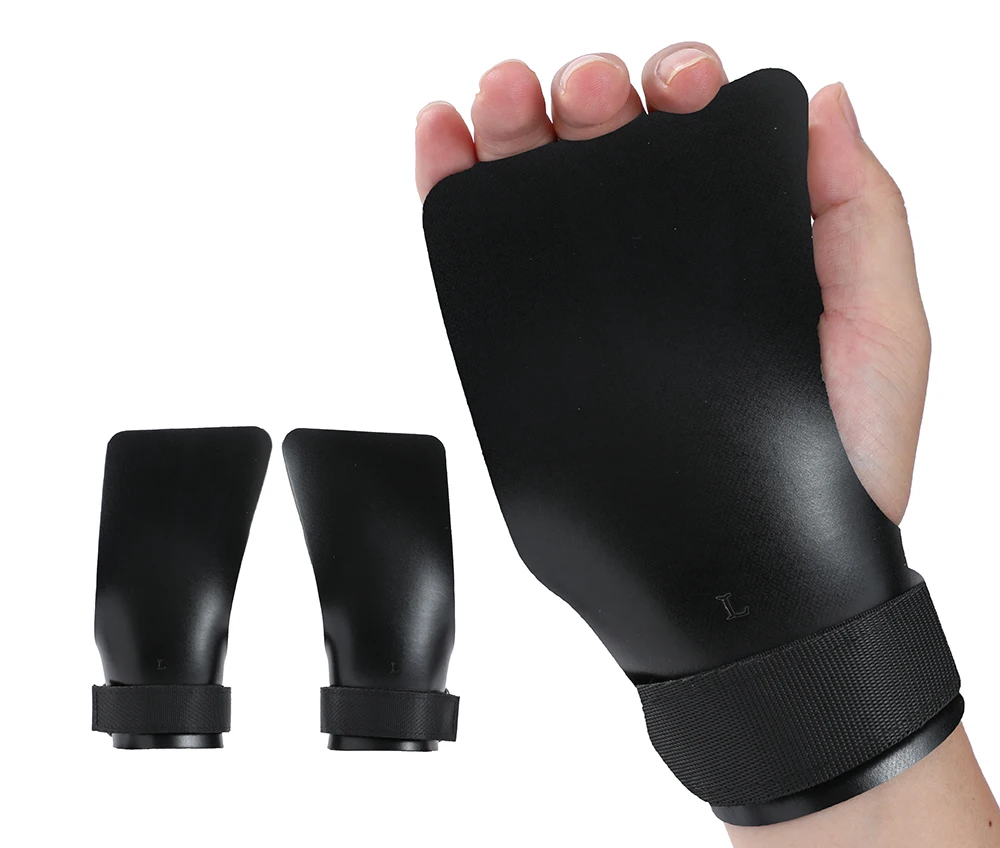 Rubber NO-hole Hand Grips for Crossfit, Pull-ups, Cross Training, Gymnastics, WODS, Weightlifting Palm Protector