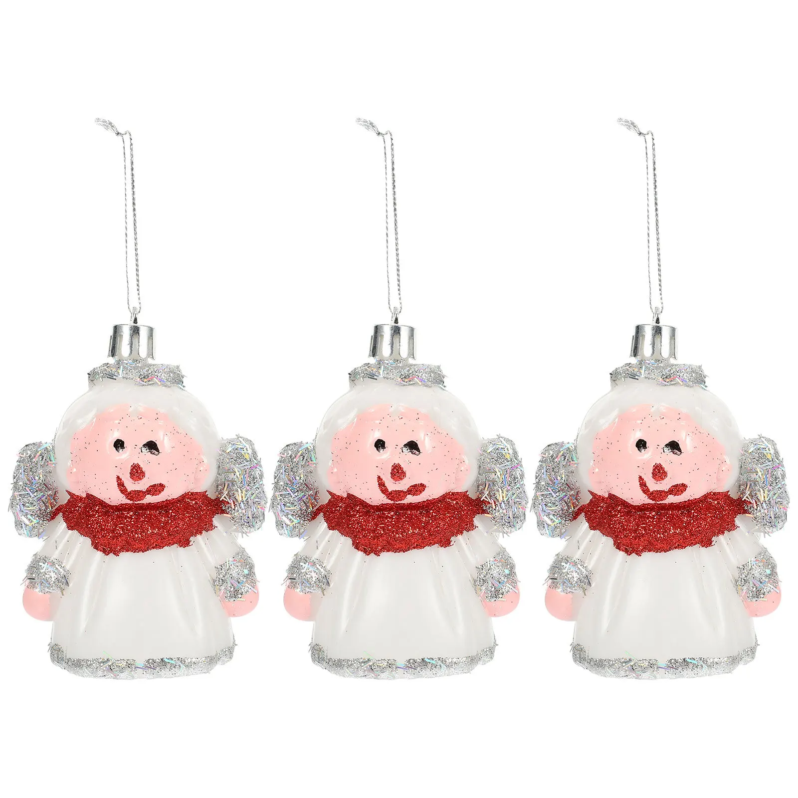 

3Pcs Xmas Angel Hanging Ornament Christmas Decoration Tree Pendant Holiday Home Hanging Charm Angel Ornaments