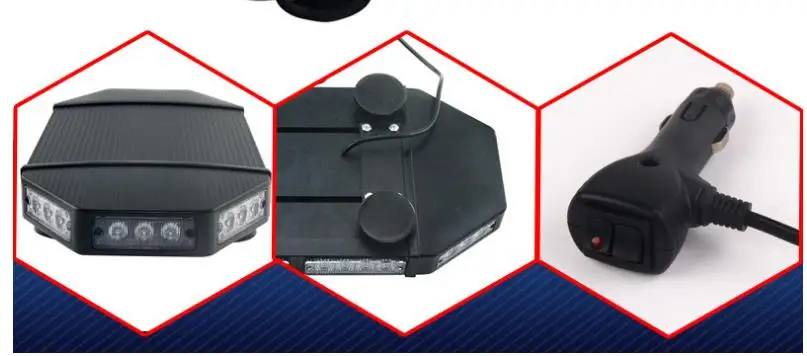 High Bright Magnetic Mount Led Beacon Heavy Duty Towing Truck Recovery Magnet Led Mini bar Car Flashing Strobe Beacon