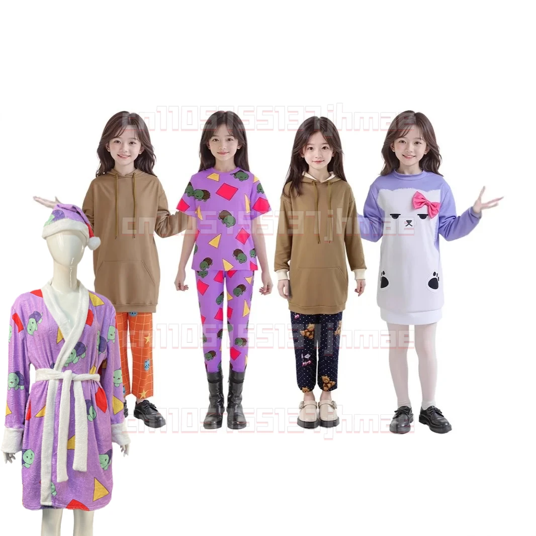 

New K-POP Hunter Magic Girl Cosplay Pyjamas Costume Luminara Zoya Anime Roleplay Sleepwear Polyester Casual Style Printed
