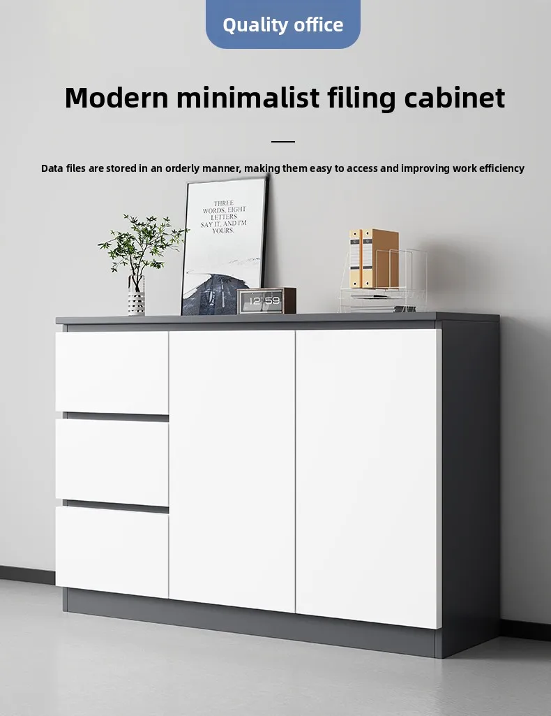 YJQ file cabinet office floor drawer storage side cabinet wall cabinet office locker