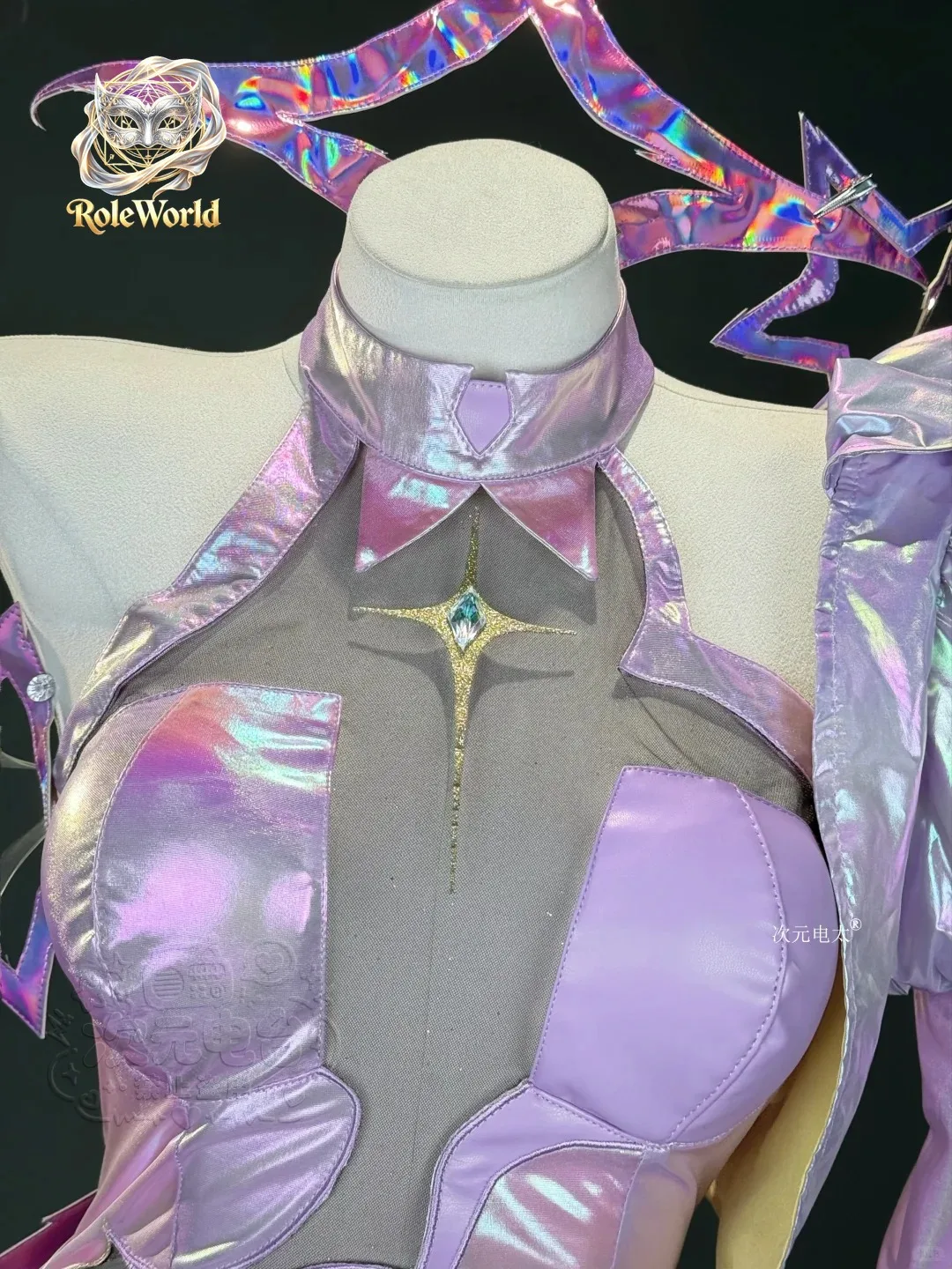 Anis Superstar Starlight Cosplay Costume Goddess of Victory Women Idol Evening Gown Outfit For Halloween Comic Con view 4