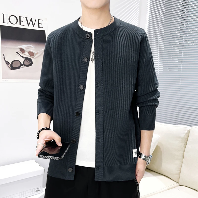 Men's Sweat-shirt Autumn Casual Pullovers Male Sweater For Men Men's Clothing Spring Streetwear Knit Fashion Hombre Warm Solid