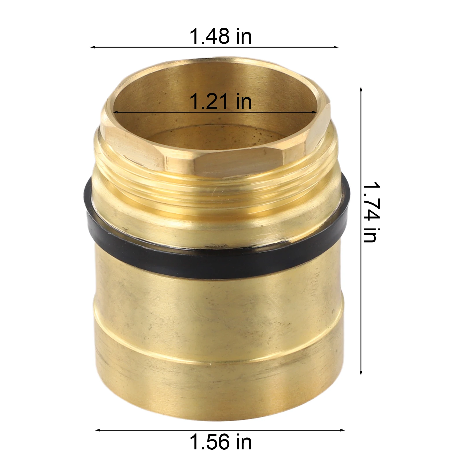Brass RP51503 Valve Cover Nut And Washer Set For Replacing Household Water Filter Element Cartridge Maintenance Tool