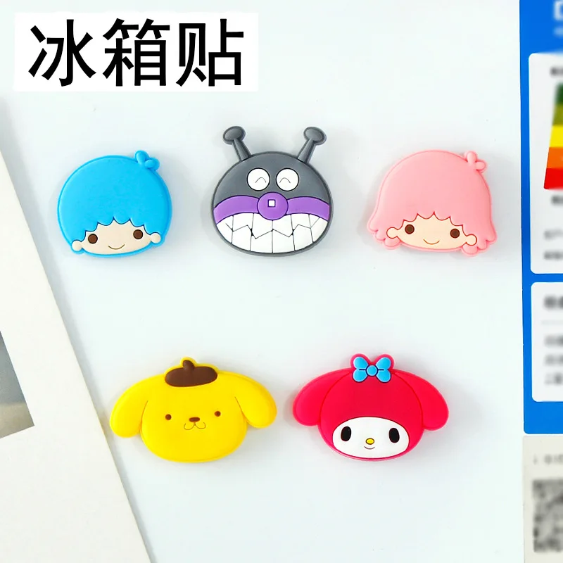 Cute Little Twin Stars Drawing Board Magnet Mini Refrigerator Home Decoration Sticker Magnets Fridge Souvenir Whiteboard Magnets