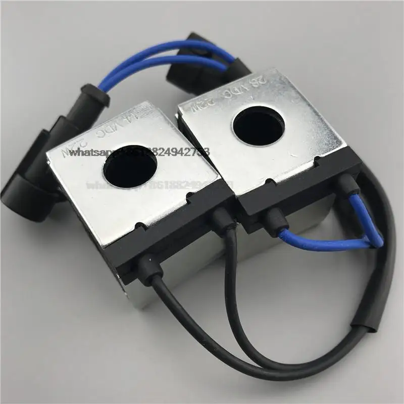 

for XCMG excavator XG821822 ZY150-8 pilot safety lock solenoid valve coil