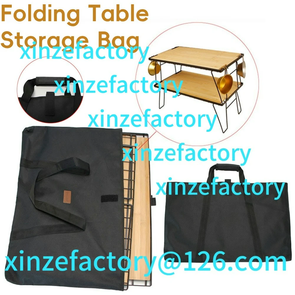 

Customization Multifunctional Oxford Carry Bag With Handle Waterproof Outdoor Storage Bag Camping Table