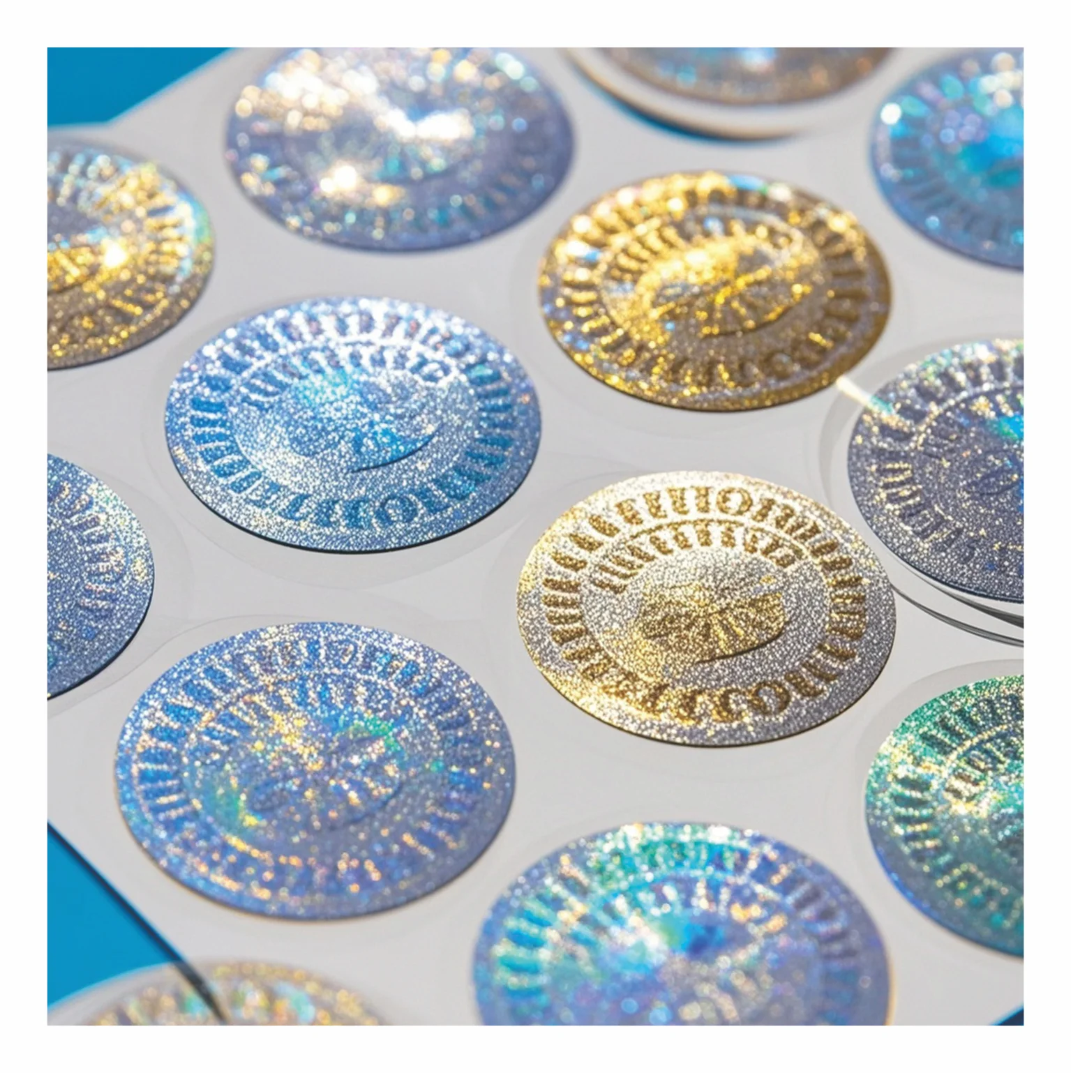 Professional Hologram Sticker With Micro Text Hologram Effect Sticker With Great Price