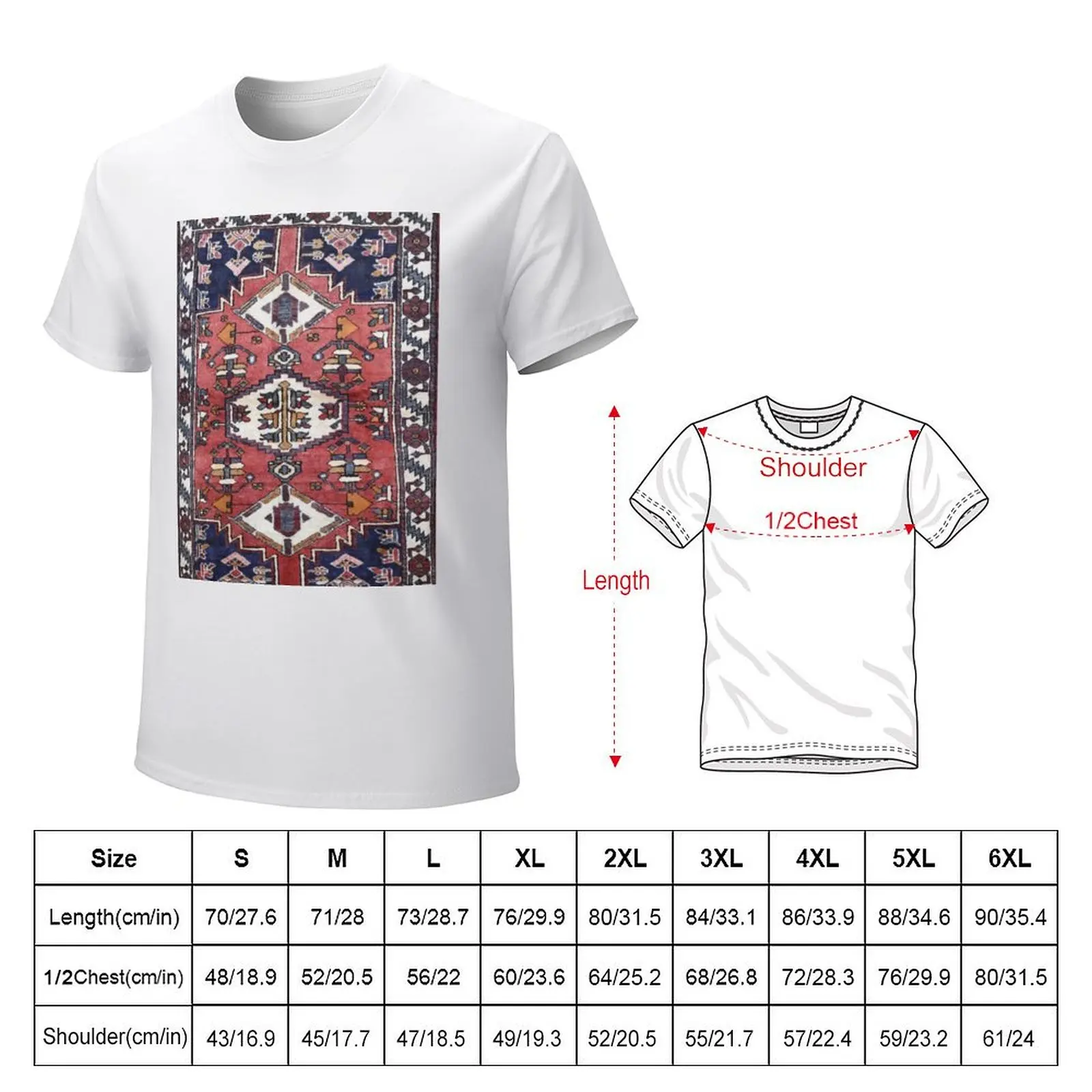 Geometric Persian rug T-shirt aesthetic clothes cute tops mens graphic t-shirts pack