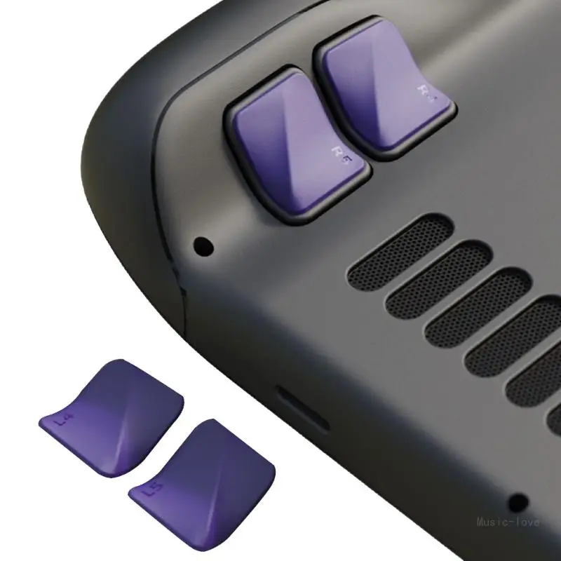 Botón trasero para almohadillas agarre del SteamDeck Botón trasero antideslizante Reemplazar