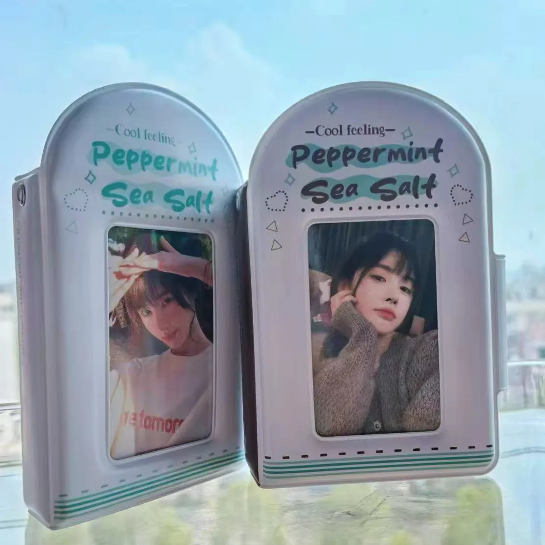 Snap Button One Grid Photocard Binder Kpop Album Polaroid Photo Book Idol Card Phone Case Holder