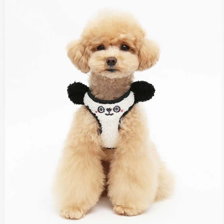 Vest Style Dog Leash Dogs Walking Rope Dogs Chain Harness Pet Lamb Plush Puppy Small Teddy Bear Cat Supplies Harness